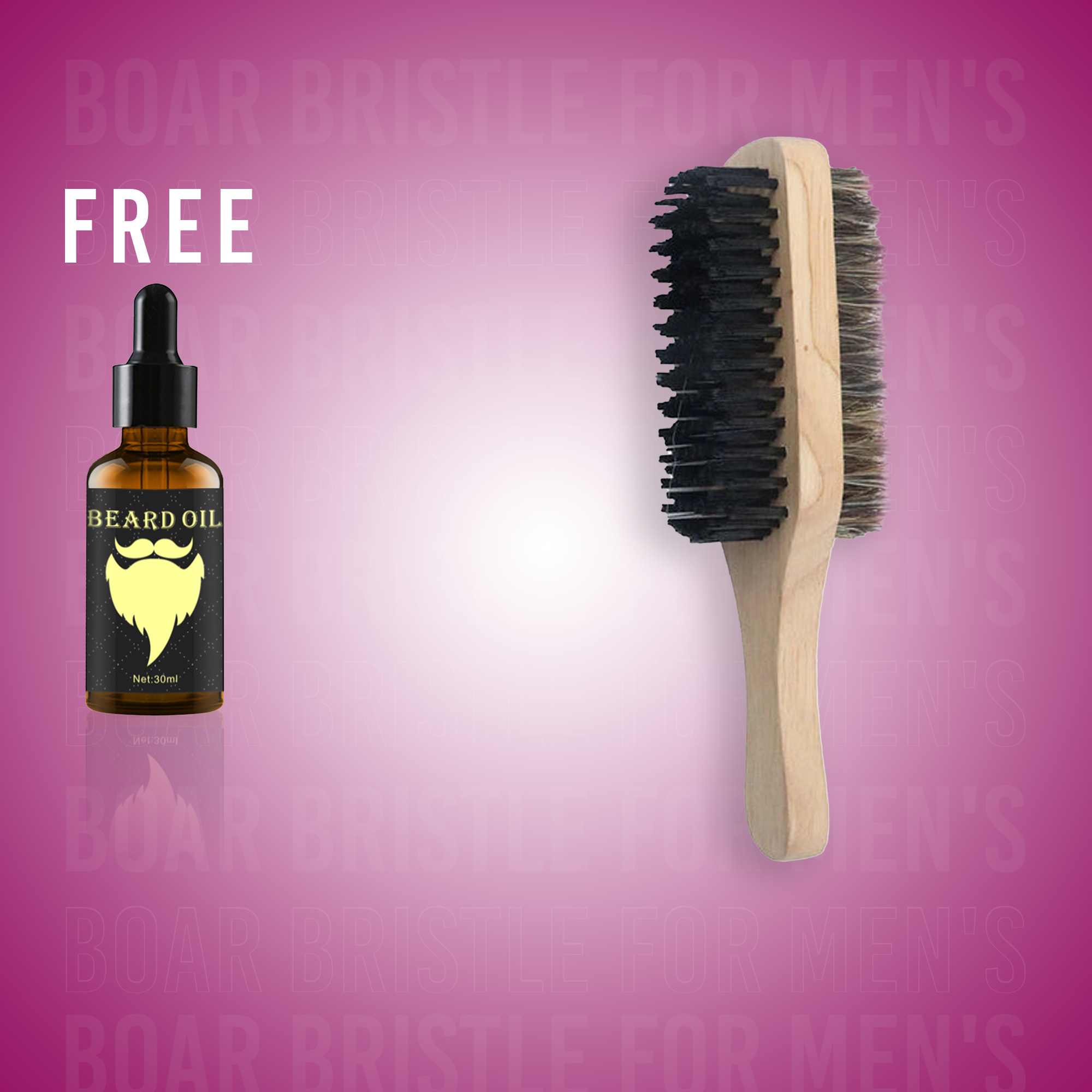SkinKare Boar Bristle For Men's