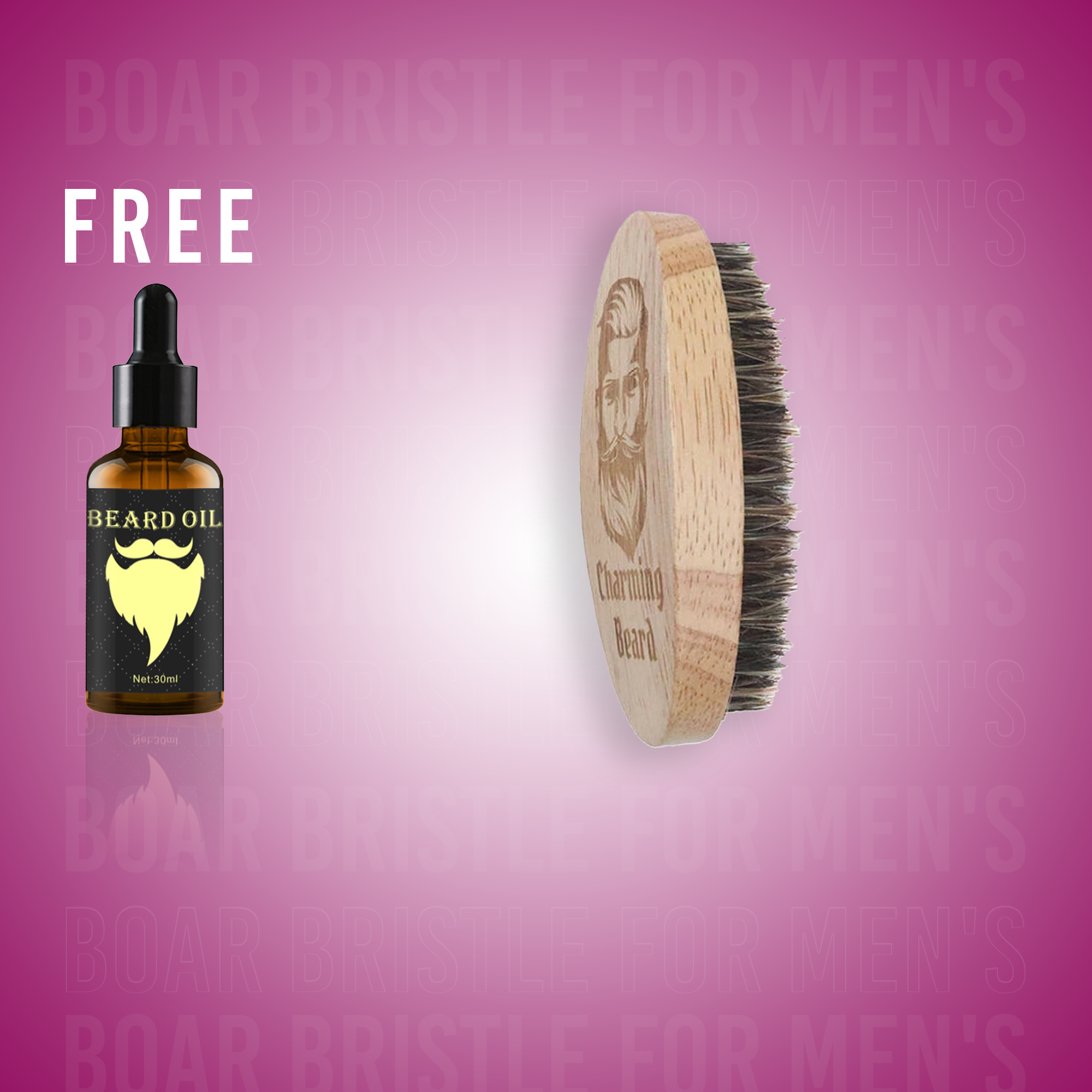 SkinKare Boar Bristle For Men's
