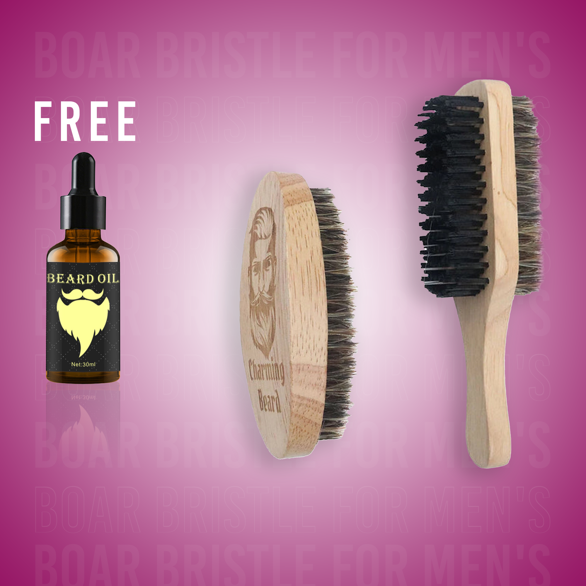 SkinKare Boar Bristle For Men's